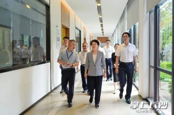 湖南省委常委、長沙市委書記吳桂英調研中偉